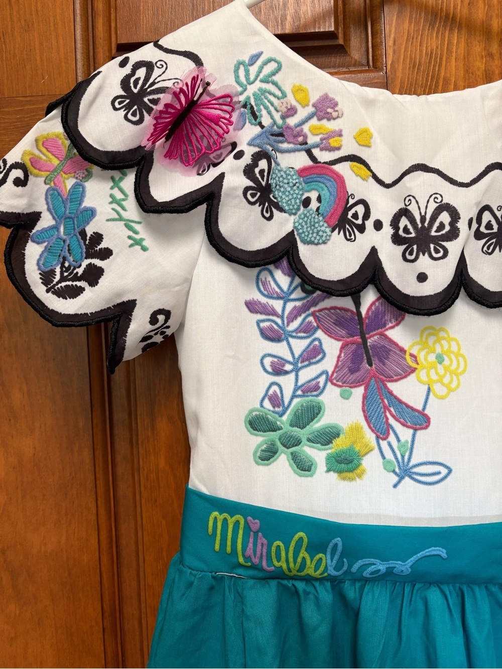 Encanto Maribel Dress. Disney brand. Worn 1 time for an event. Fits size 8-10. - Picture 2 of 3